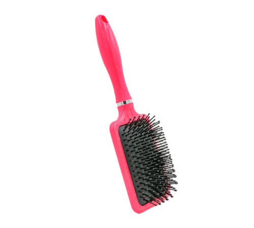 Масажна щітка Happy Hair для укладання волосся прямокутна чорна