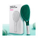 Продувна масажна щітка-браш Tennis Style Hair Brush для всіх типів волосся ультрам`яка зелена
