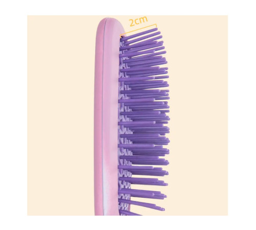 Janeke продувна широка щітка для укладання волосся та сушки феном Superbrush градієнт біло-фіолетова