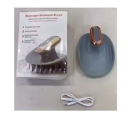 Массажная щетка Pulse Healthy Hair Brush Therapy для волос и кожи головы пульсирующая USB