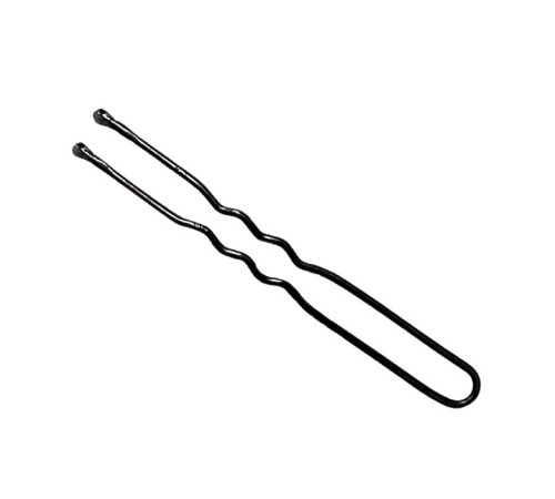 Шпильки для волосся Hair Pins хвилясті 65 мм чорні