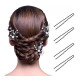 Шпильки для волосся Hair Pins хвилясті 65 мм чорні