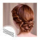 Шпильки для волосся Hair Pins хвилясті 65 мм чорні