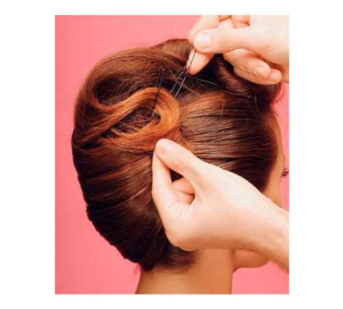 Шпильки для волосся Hair Pins хвилясті 65 мм чорні