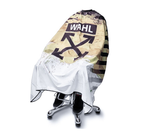 Перукарська накидка пеньюар для клієнта Barber WHAL Arrows водостійкий нейлон, 140х160 см