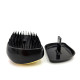 Гребінець для волосся Tangle Teezer Compact глянсовий чорно-золотий