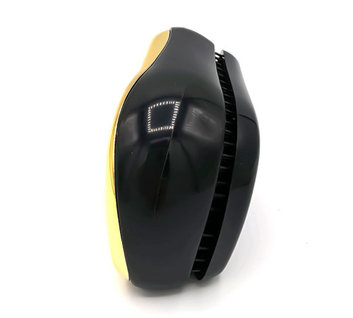 Гребінець для волосся Tangle Teezer Compact глянсовий чорно-золотий