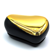 Гребінець для волосся Tangle Teezer Compact глянсовий чорно-золотий