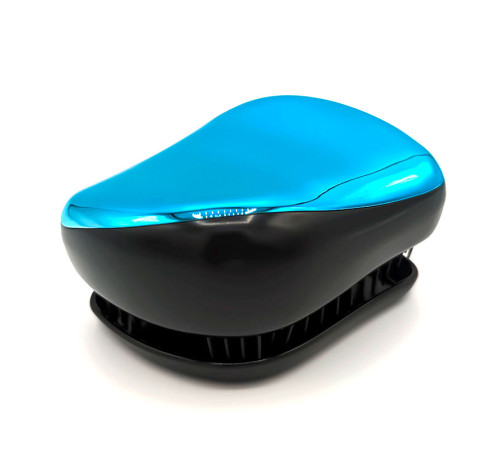 Гребінець для волосся Tangle Teezer Compact глянсовий чорно-синій