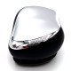 Расческа для волос Tangle Teezer Compact глянцевая черно-серебряная