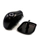 Расческа для волос Tangle Teezer Compact глянцевая черно-серебряная