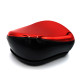 Расческа для волос Tangle Teezer Compact глянцевая черно-красная