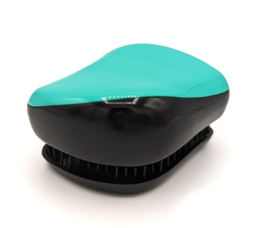 Гребінець для волосся Tangle Teezer Compact матовий чорно-бірюзовий