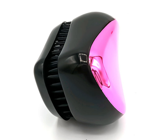 Расческа для волос Tangle Teezer Compact глянцевая черно-розовая