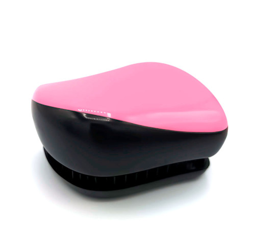 Гребінець для волосся Tangle Teezer Compact матовий чорно-рожевий