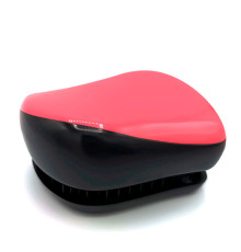 Гребінець для волосся Tangle Teezer Compact матовий чорно-червоний