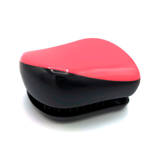 Гребінець для волосся Tangle Teezer Compact матовий чорно-червоний