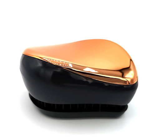 Гребінець для волосся Tangle Teezer Compact глянсовий чорно-бронзовий