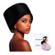 Електрична термошапка сушуар Happy Hair Lux Spa Cap для масок, ламінування і лікування волосся чорна