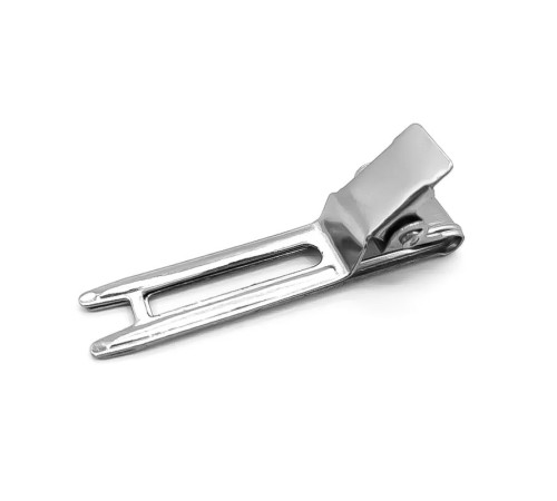 Зажимы для волос Curl Clips Metal с 2-мя зубьями плоские металлические 46 мм