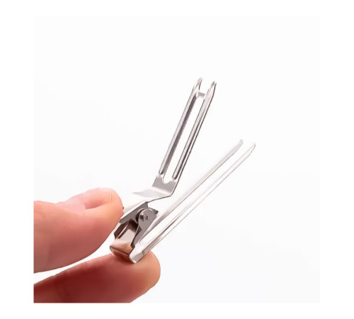 Зажимы для волос Curl Clips Metal с 2-мя зубьями плоские металлические 46 мм