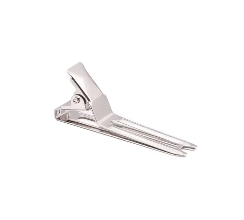 Зажимы для волос Curl Clips Metal с 2-мя зубьями плоские металлические 46 мм
