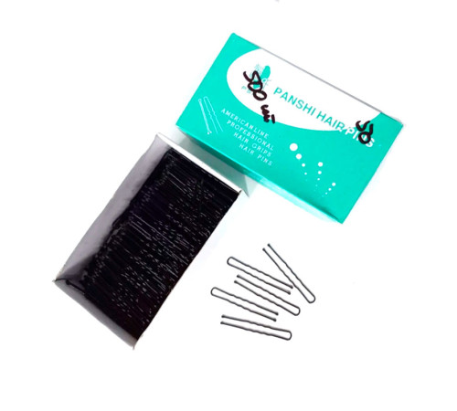 Шпильки для волосся Hair Pins хвилясті 50 мм чорні