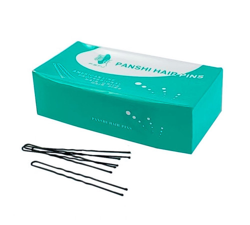 Шпильки для волосся Hair Pins хвилясті 50 мм чорні