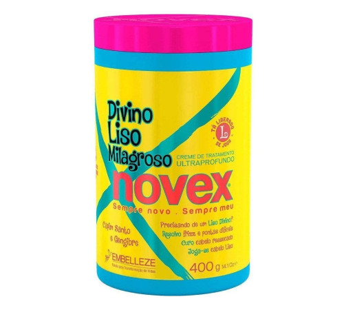 Суперфуд маска для волос Novex Divino Liso Milagroso
