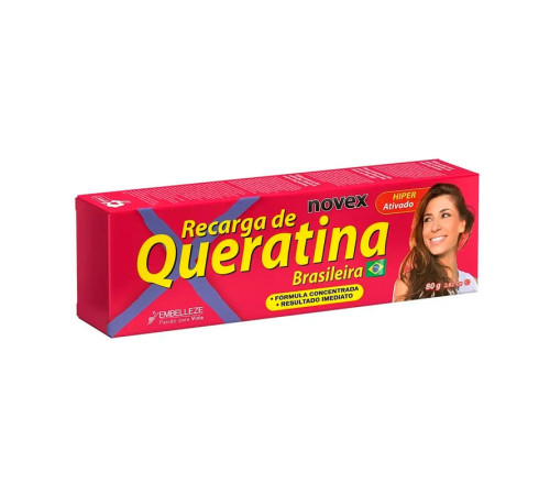Кератин для волосся Novex Recarga de Queratina Brasileira 80 г