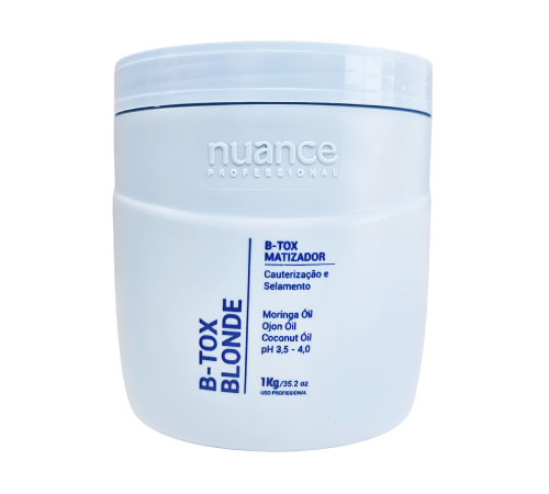 Ботокс Nuance Bttox Matizador Blonde Anti-Yellow для блонду та освітленого волосся, 1000 мл (заводська)