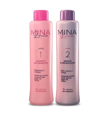 Набір кератину Nuance Mina Loira Gloss Matizador, 100/200 г (розлив)
