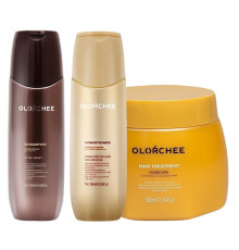 Набір Olorchee Nourshing Moisture TRIO-1 шампунь, кондиціонер і маска для живлення та зволоження волосся 2х300+500 мл