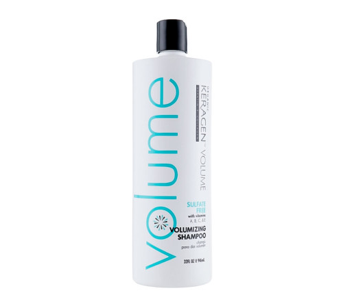 Безсульфатний шампунь Organic Keragen Volumizing Shampoo для об'єму волосся, 100 г (розлив)