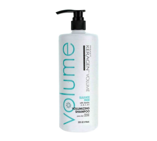 Безсульфатний шампунь Organic Keragen Volumizing Shampoo для об'єму волосся, 100 г (розлив)