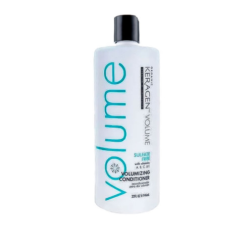 Безсульфатний кондиціонер Organic Keragen Volumizing Conditioner для об'єму волосся, 946 мл (заводська)