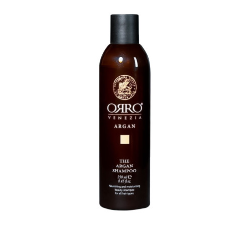 Шампунь ORRO Venezia Argan Shampoo живильний та зволожуючий з олією аргани, 250 мл