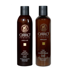 Набір ORRO DUO Venezia The Argan шампунь та кондиціонер живильний та зволожуючий з олією аргани, 2x250 мл