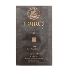Шампунь ORRO Venezia Argan Shampoo живильний та зволожуючий з олією аргани, 10 мл (саше)