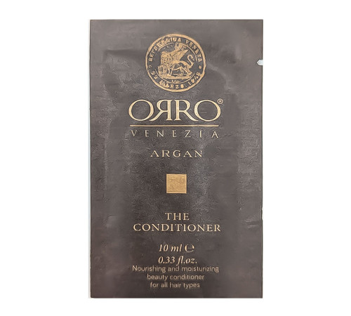 Кондиціонер ORRO Venezia The Argan Conditioner живильний та зволожуючий з олією аргани, 10 мл (саше)