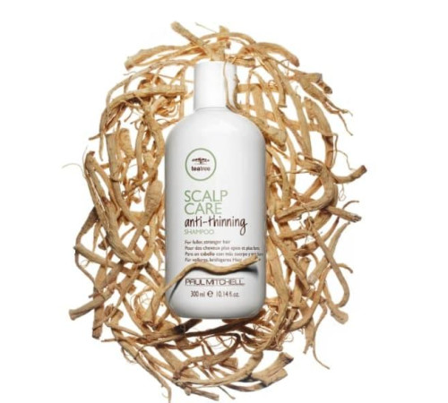 Безсульфатний шампунь для тонкого волосся Paul Mitchell Tea Tree Scalp Care Anti-Thinning Shampoo (300 мл)