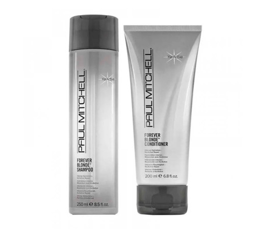 Набір Paul Mitchell Forever Blonde шампунь і кондиціонер для світлого і фарбованого волосся, 2х7,4 мл (саше)