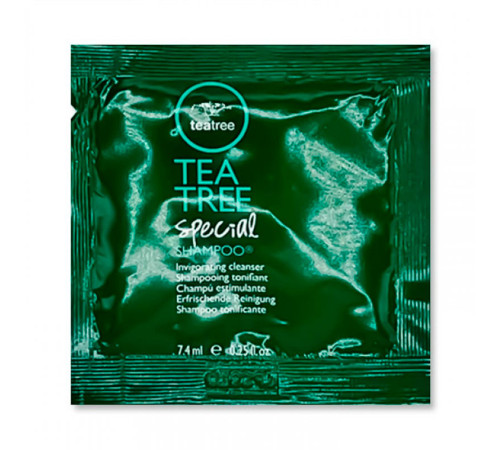 Шампунь для усіх типів волосся Paul Mitchell Tea Tree Special Shampoo з олією чайного дерева, 7,4 мл (саше)