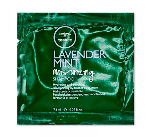 Шампунь Paul Mitchell Lavender Mint Moisturizing зволожуючий з лавандою та м'ятoю, 7,4 мл саше