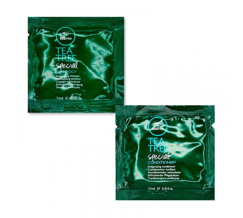Набір Paul Mitchell Tea Tree Special шампунь та кондиціонер з олією чайного дерева, 2х7,4 мл (саше)