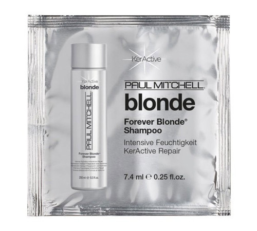 Безсульфатний шампунь Paul Mitchell Forever Blonde Shampoo для світлого та фарбованого волосся 7,4 мл