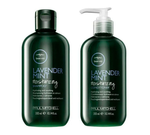 Набор Paul Mitchell Lavender Mint Moisturizing увлажняющие шампунь и кондиционер с лавандой и мятой, 2х300 мл