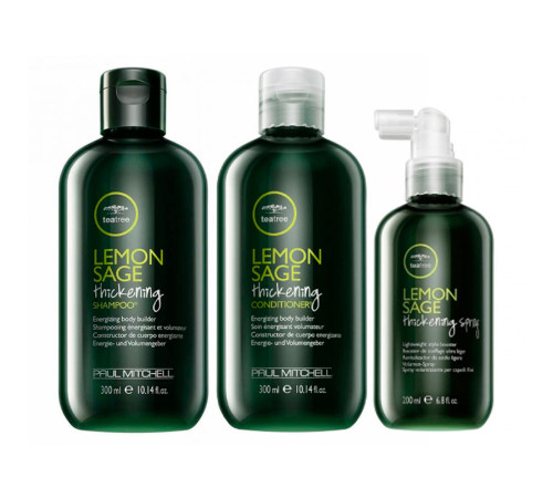 Набір Paul Mitchell Lemon Sage шампунь, кондиціонер та спрей для об'єму волосся, 300/300/200 мл
