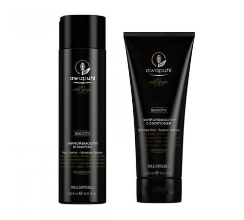 Набір Paul Mitchell Awapuhi Wild Ginger Mirrorsmooth зволожуючі шампунь та кондиціонер, 250 мл + 200 мл