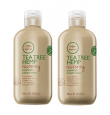 Набір Paul Mitchell Tea Tree Hemp відновлюючий шампунь-гель для душу та кондиціонер-лосьйон для тіла, 2х300 мл